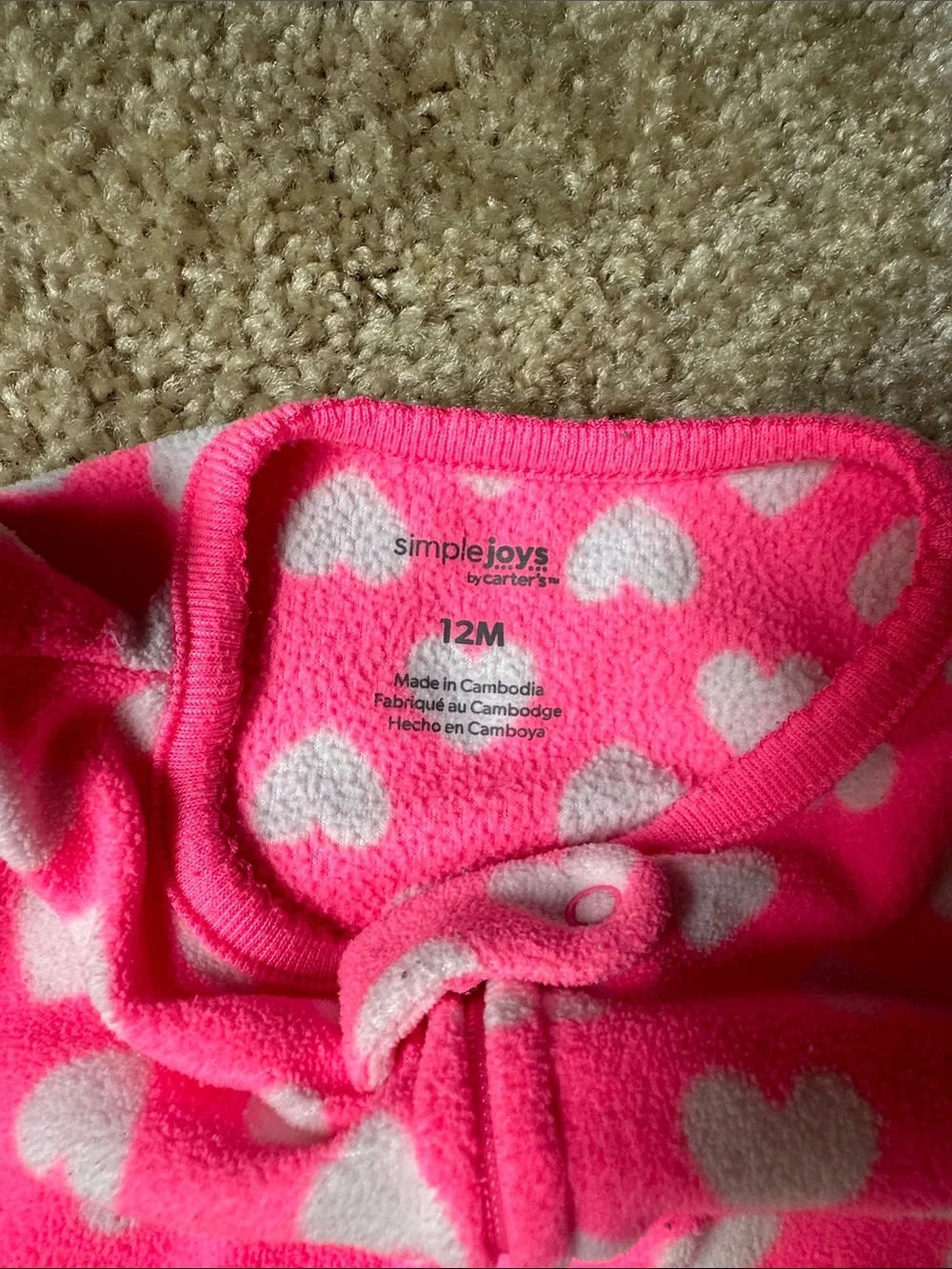 Simple Joys by Carter’s Baby Fleece Sleepers